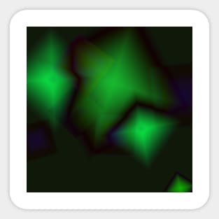 GREEN BLACK ABSTRACT TEXTURE Sticker